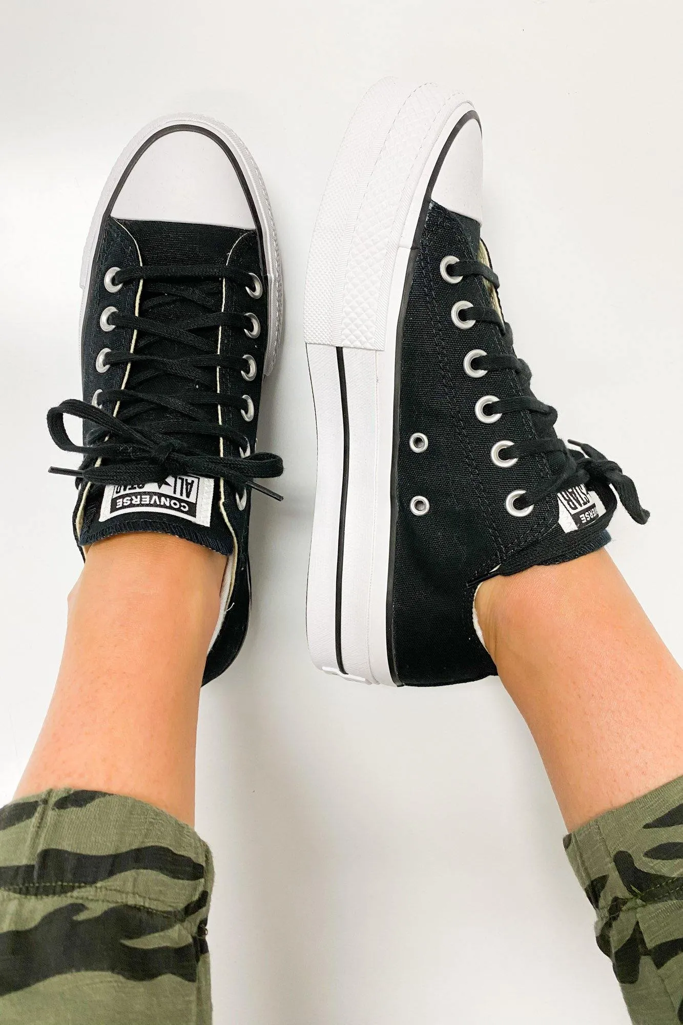 Converse Invisible 3 Pack Socks White sold by Shine On product image thumbnail 4