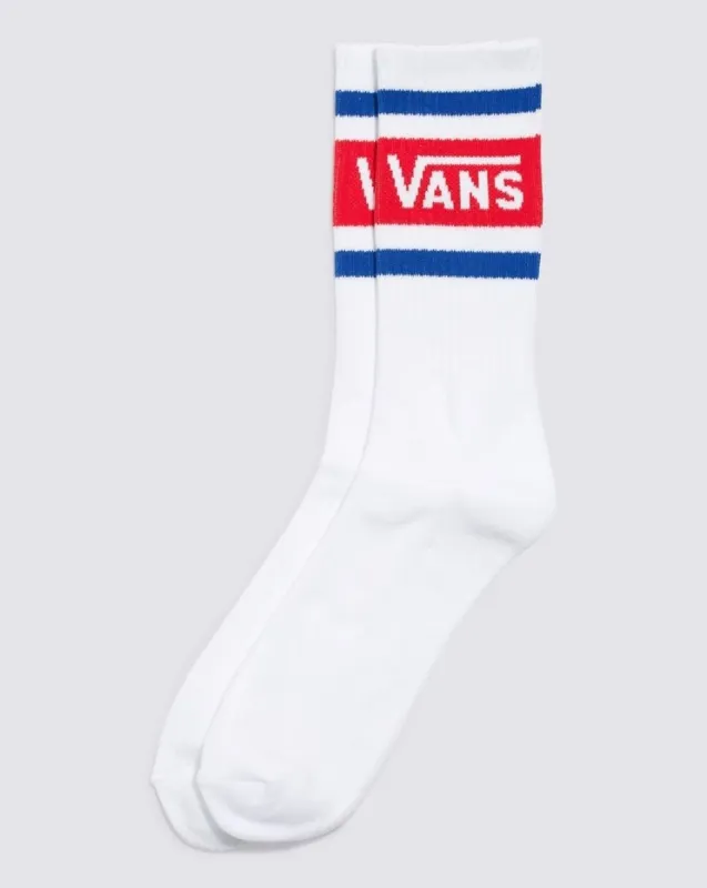 Vans Mens Drop V Crew Socks Surf The Web sold by Shine On
