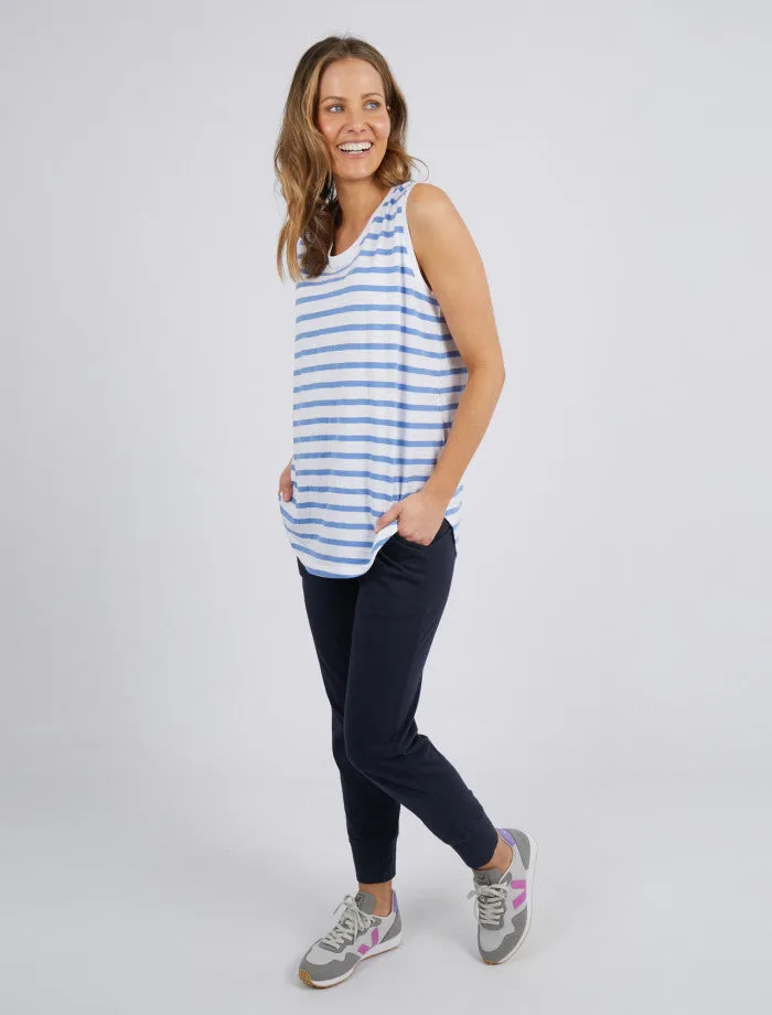 Elm Scoop Tank Cornflower White Stripe sold by Shine On product image thumbnail 2