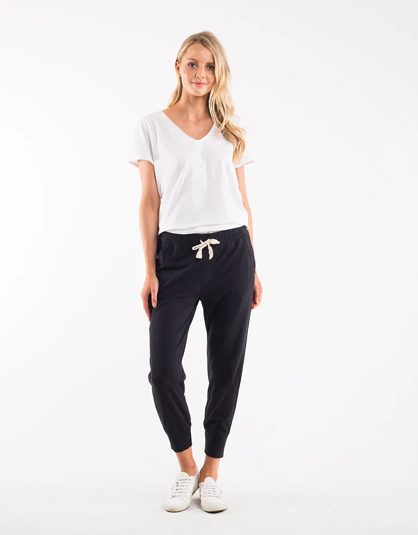 Elm Wash Out Lounge Pant Washed Black sold by Shine On