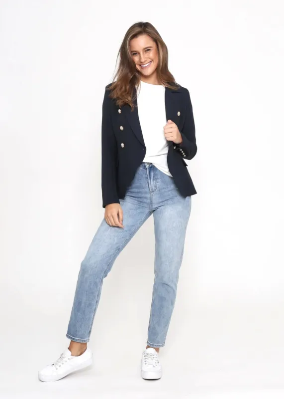 Leoni Hayden Blazer Navy sold by Shine On