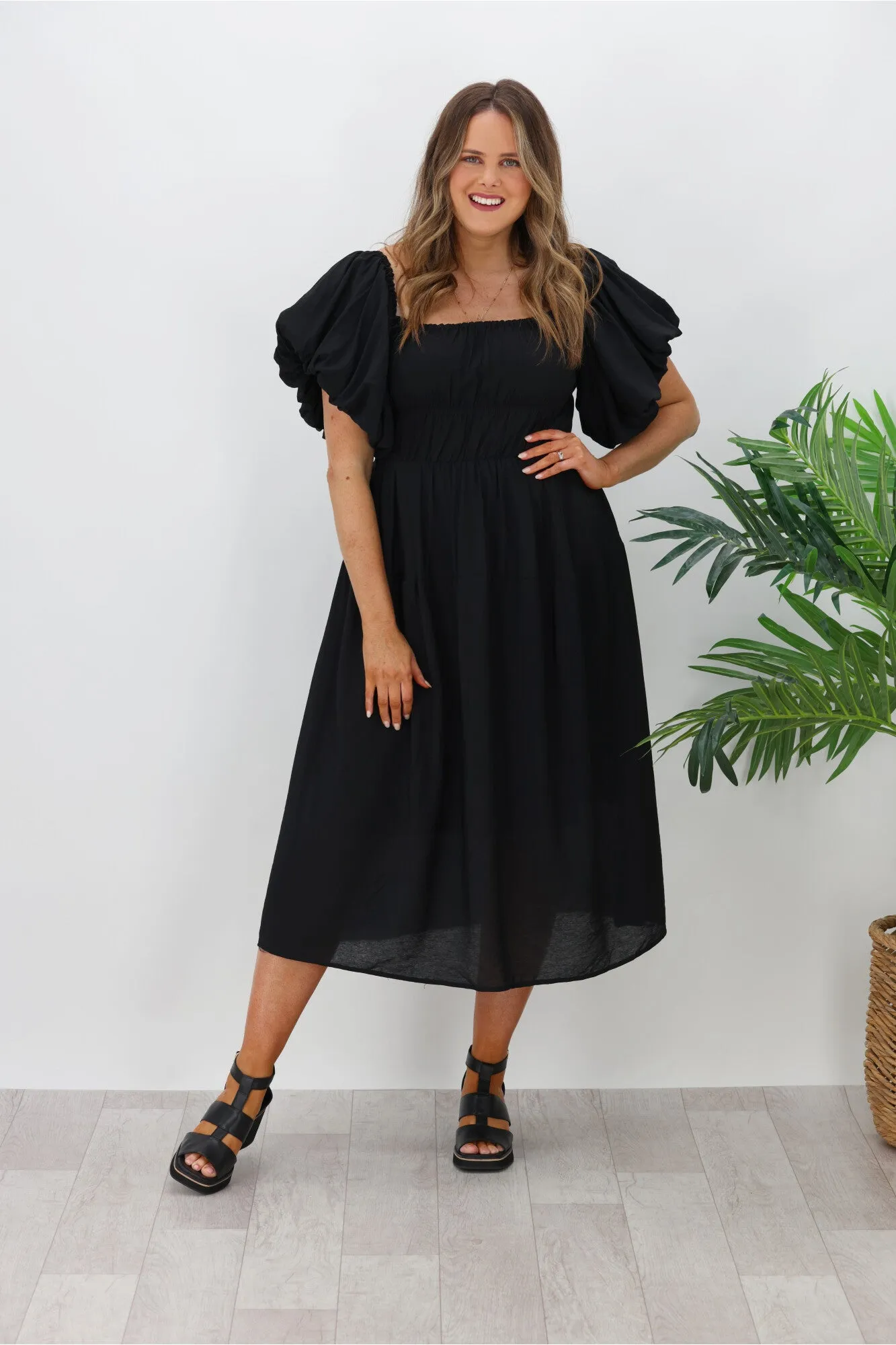 Pink Diamond Alice Dress Black sold by Shine On