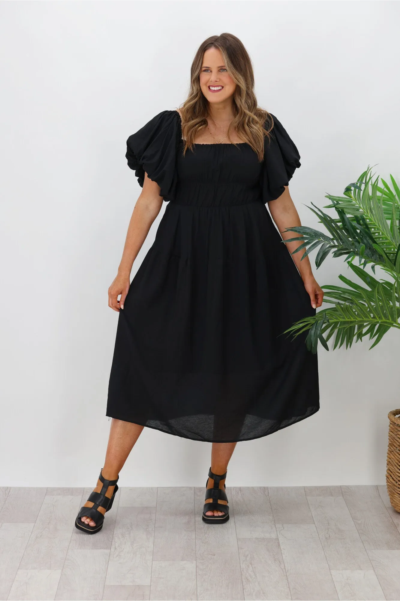 Pink Diamond Alice Dress Black sold by Shine On product image thumbnail 3