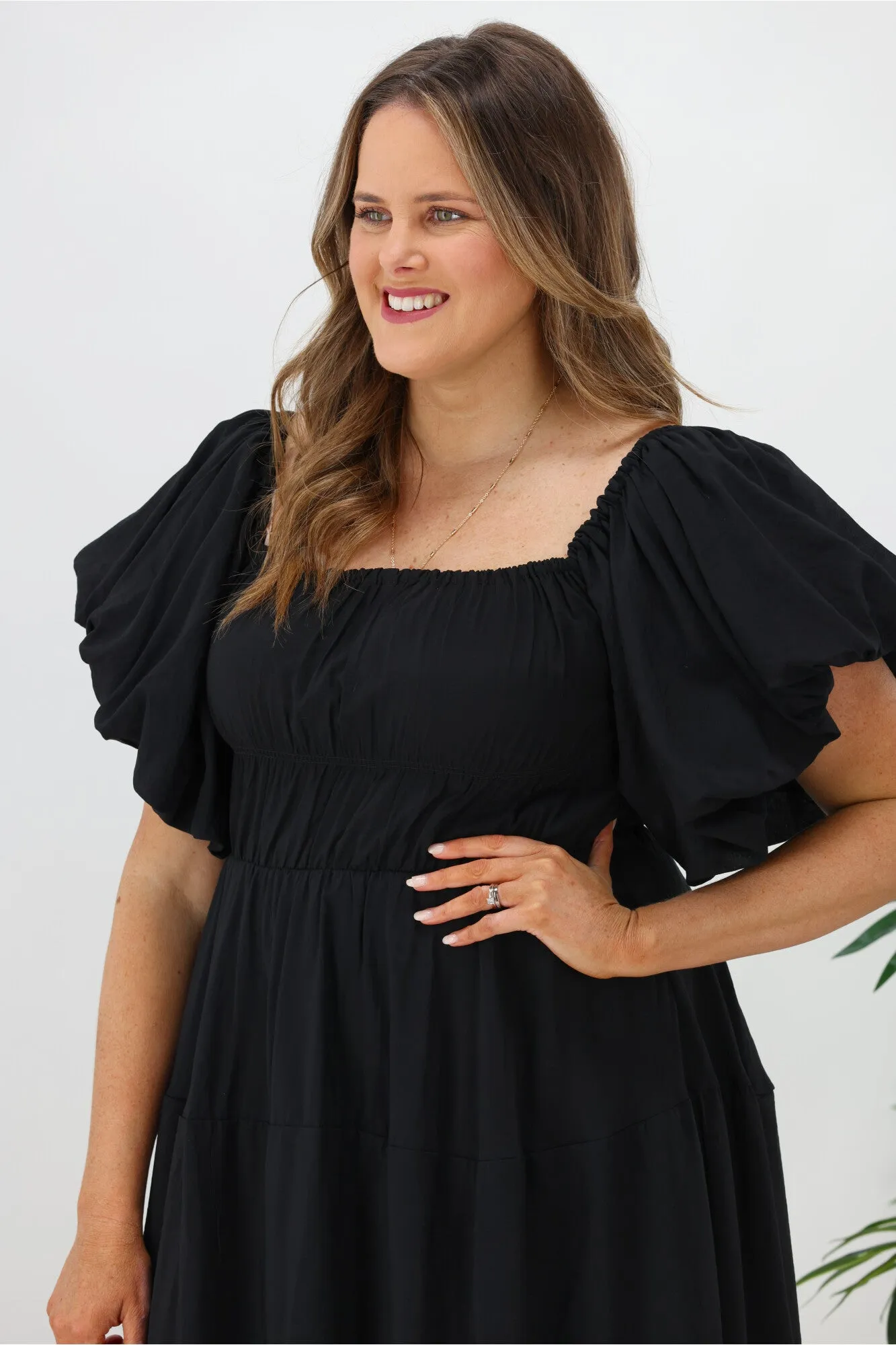 Pink Diamond Alice Dress Black sold by Shine On product image thumbnail 2