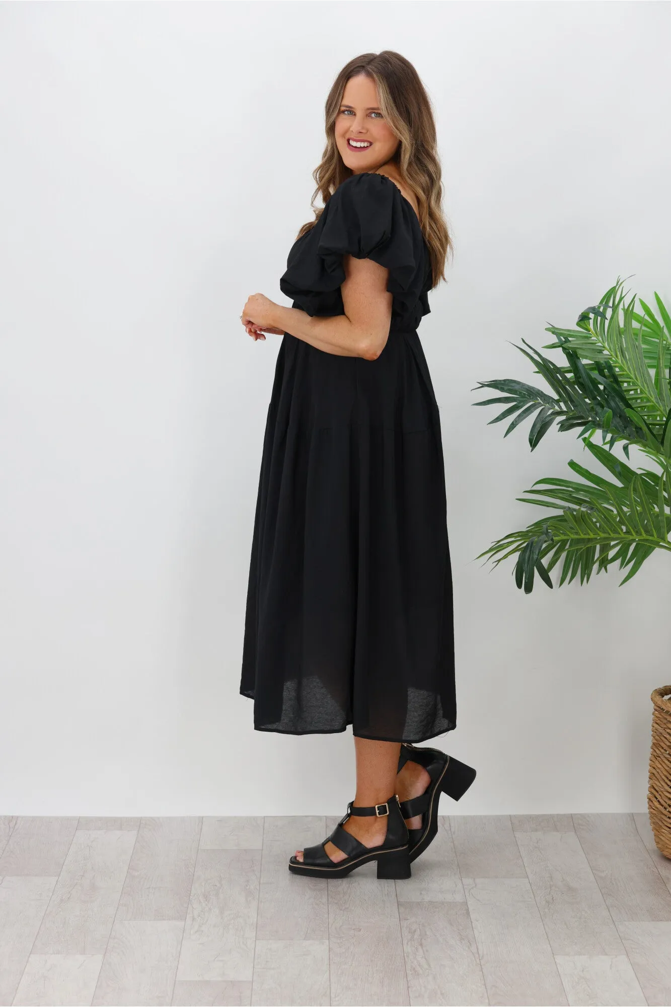 Pink Diamond Alice Dress Black sold by Shine On product image thumbnail 4