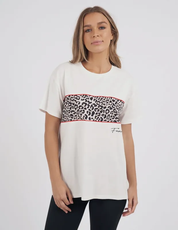Foxwood Lioness Tee White sold by Shine On