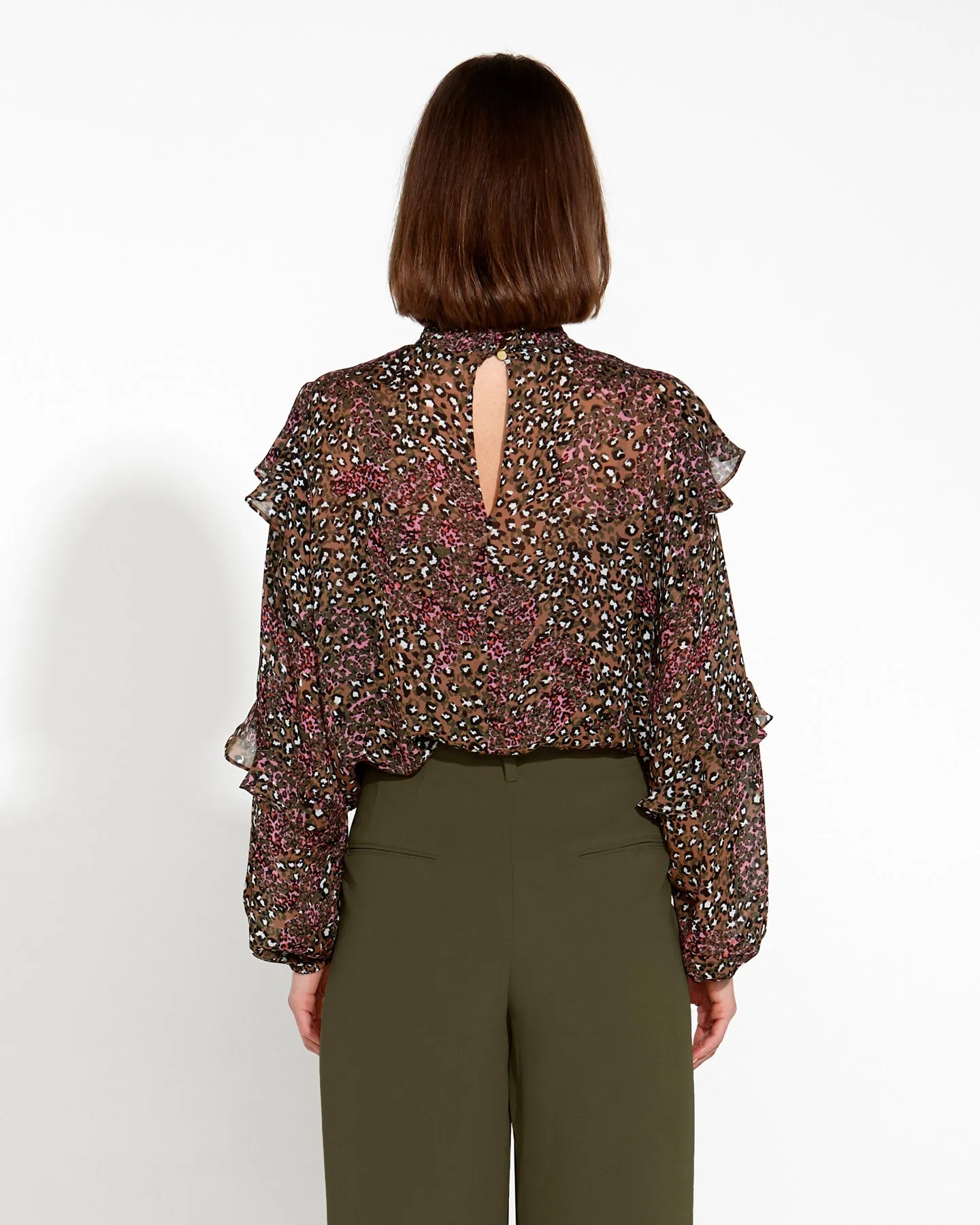 Fate Untamed Ruffle Blouse Animal sold by Shine On product image thumbnail 5