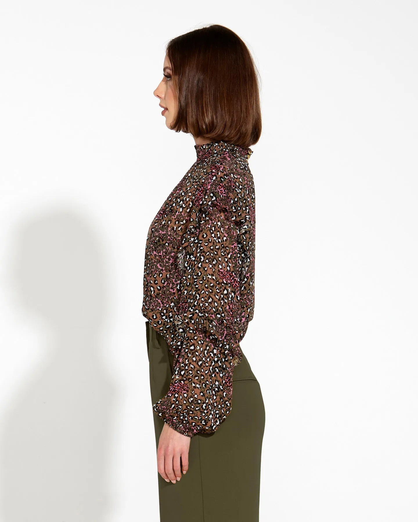 Fate Untamed Ruffle Blouse Animal sold by Shine On product image thumbnail 4
