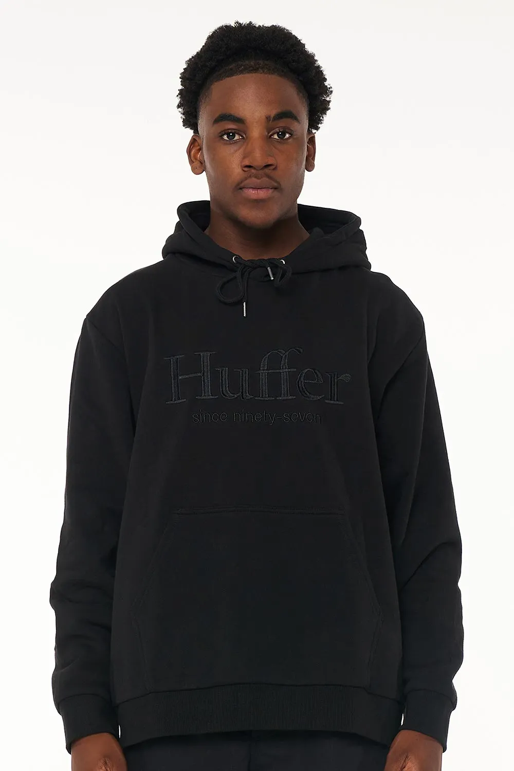 Huffer Mens True Hood 350 Basis Black sold by Shine On product image thumbnail 2