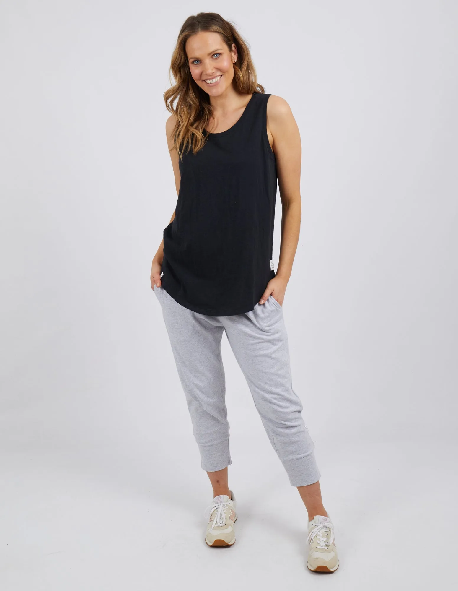 Elm Scoop Tank Black sold by Shine On product image thumbnail 4