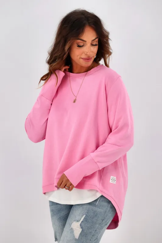 Elm Divine Crew Strawberry Pink sold by Shine On