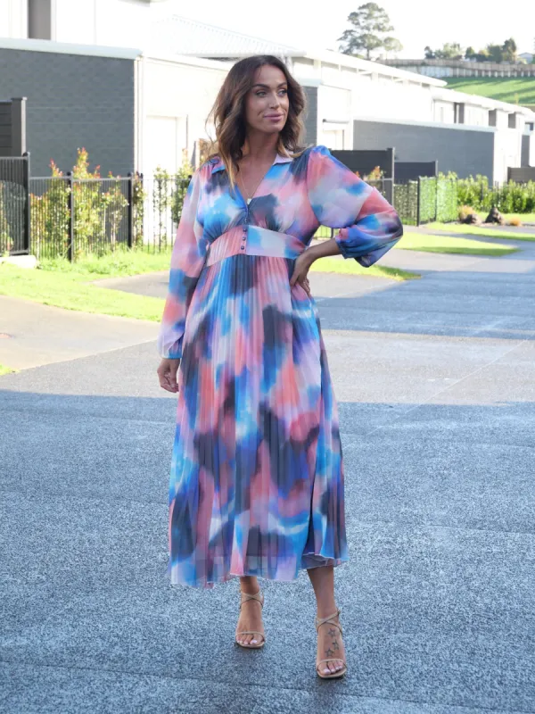 Boho Australia Janie Dress Multi Dye sold by Shine On