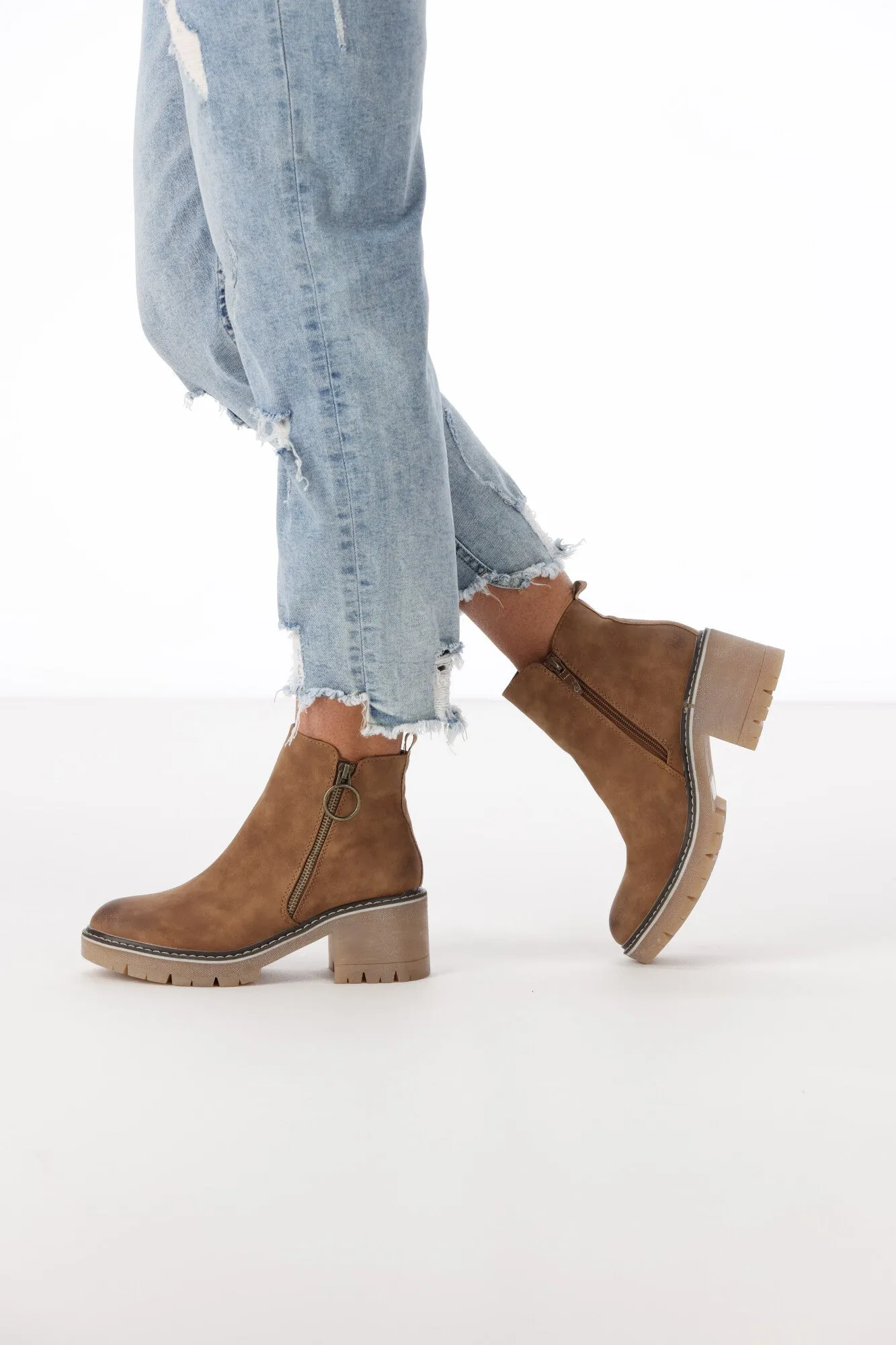 Los Cabos Madie Boot Brandy sold by Shine On