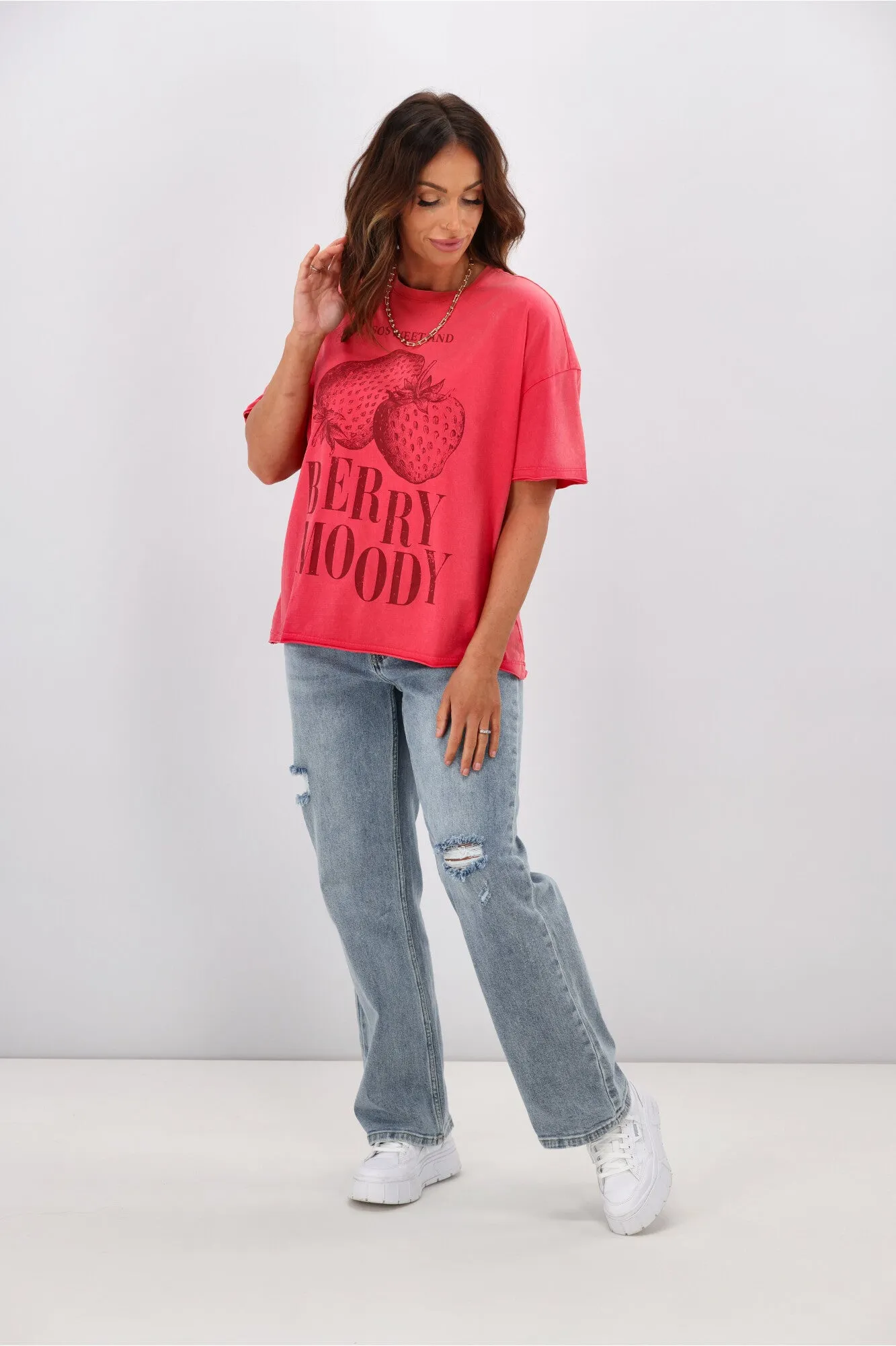 ONLY Kinna Fruit Box Top Magenta sold by Shine On product image thumbnail 5