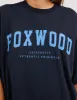 Foxwood Authentic Originals Tee Navy sold by Shine On