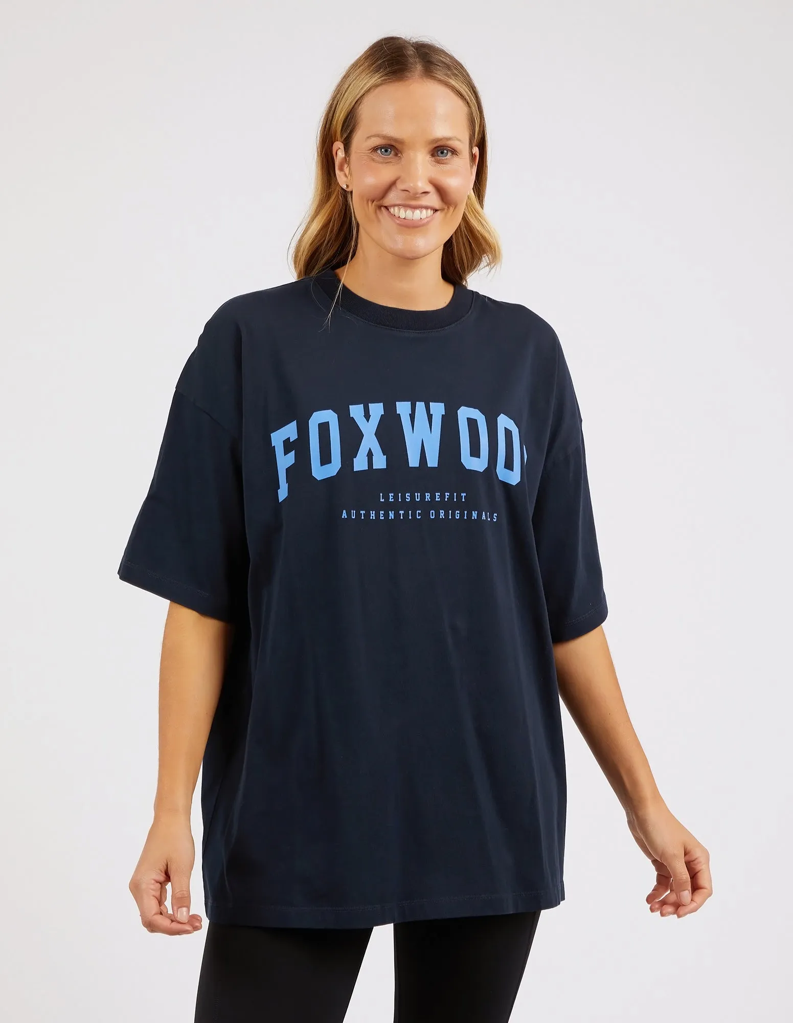 Foxwood Authentic Originals Tee Navy sold by Shine On