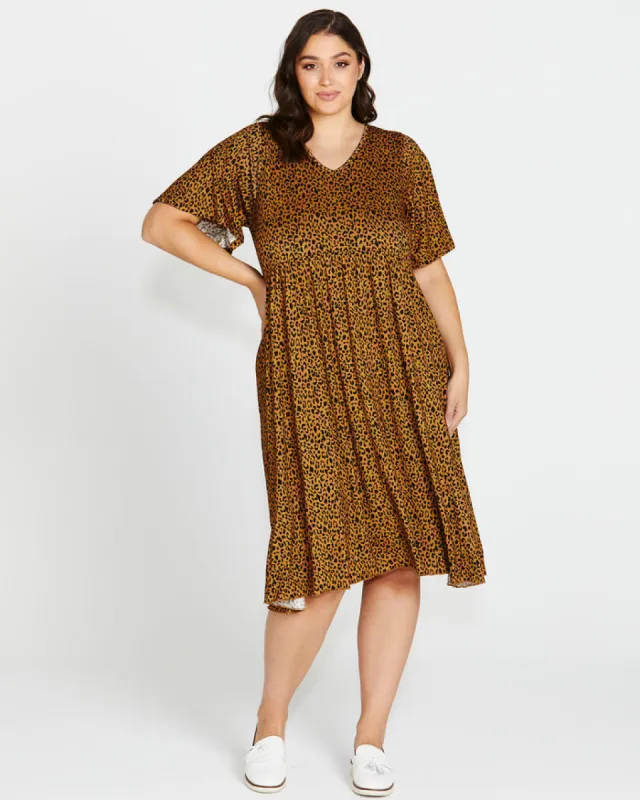Betty Basics Donna Dress Wild Print sold by Shine On