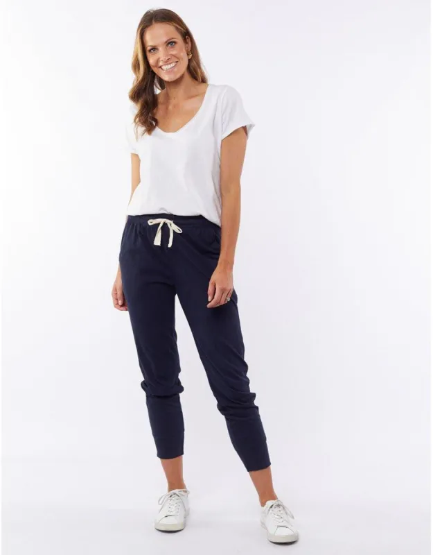 Elm Wash Out Lounge Pant Navy sold by Shine On