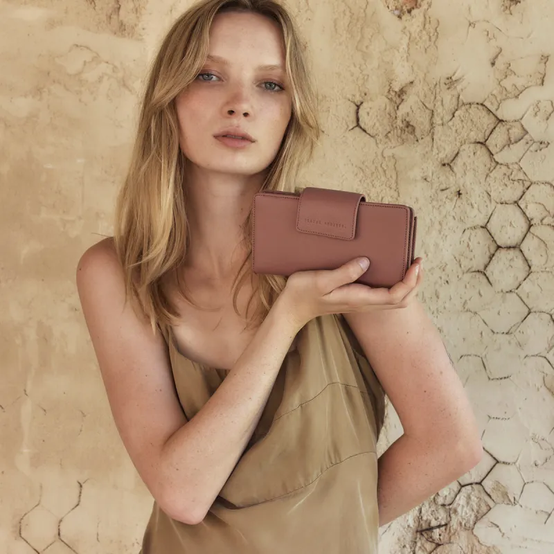 Status Anxiety Ruins Wallet Dusty Rose sold by Shine On