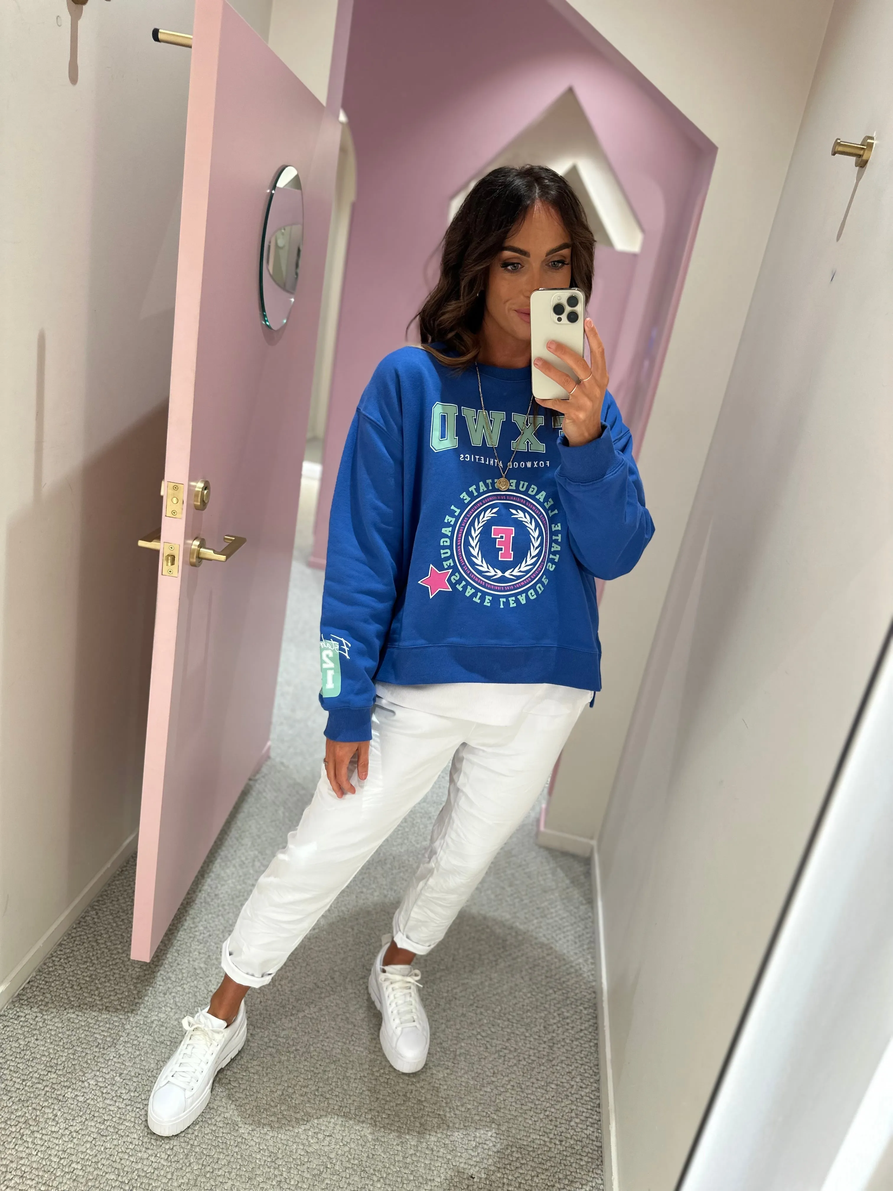 Foxwood Get There Crew Blue sold by Shine On product image thumbnail 3