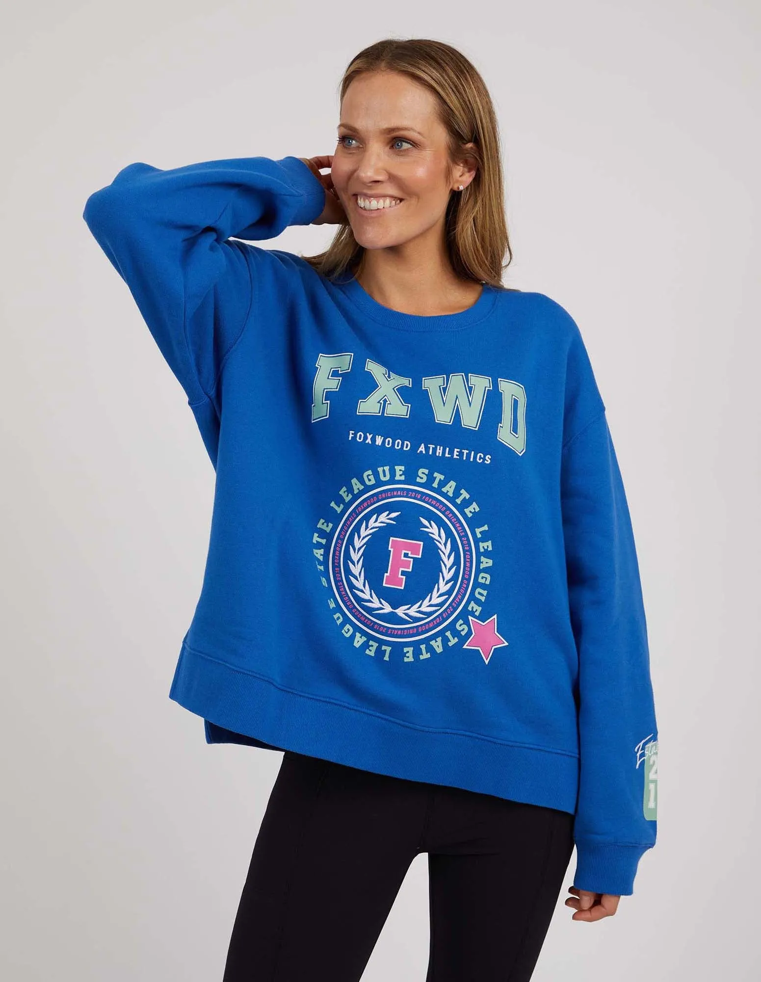 Foxwood Get There Crew Blue sold by Shine On product image thumbnail 4