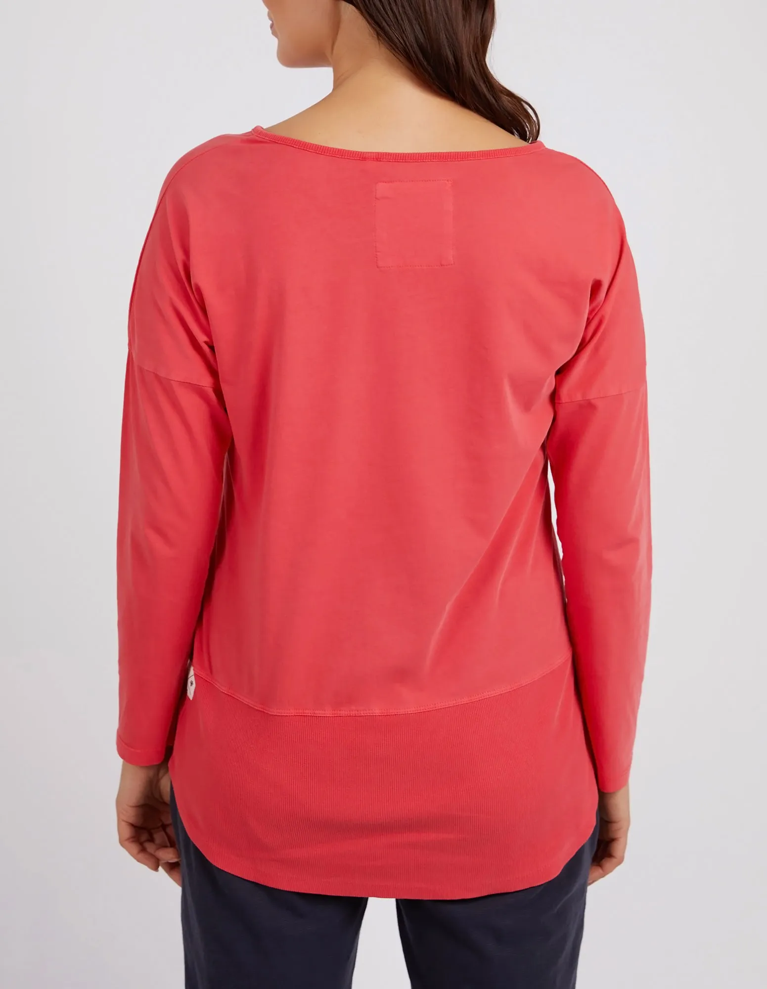 Elm Rib LS Tee Coral Spritz sold by Shine On product image thumbnail 5