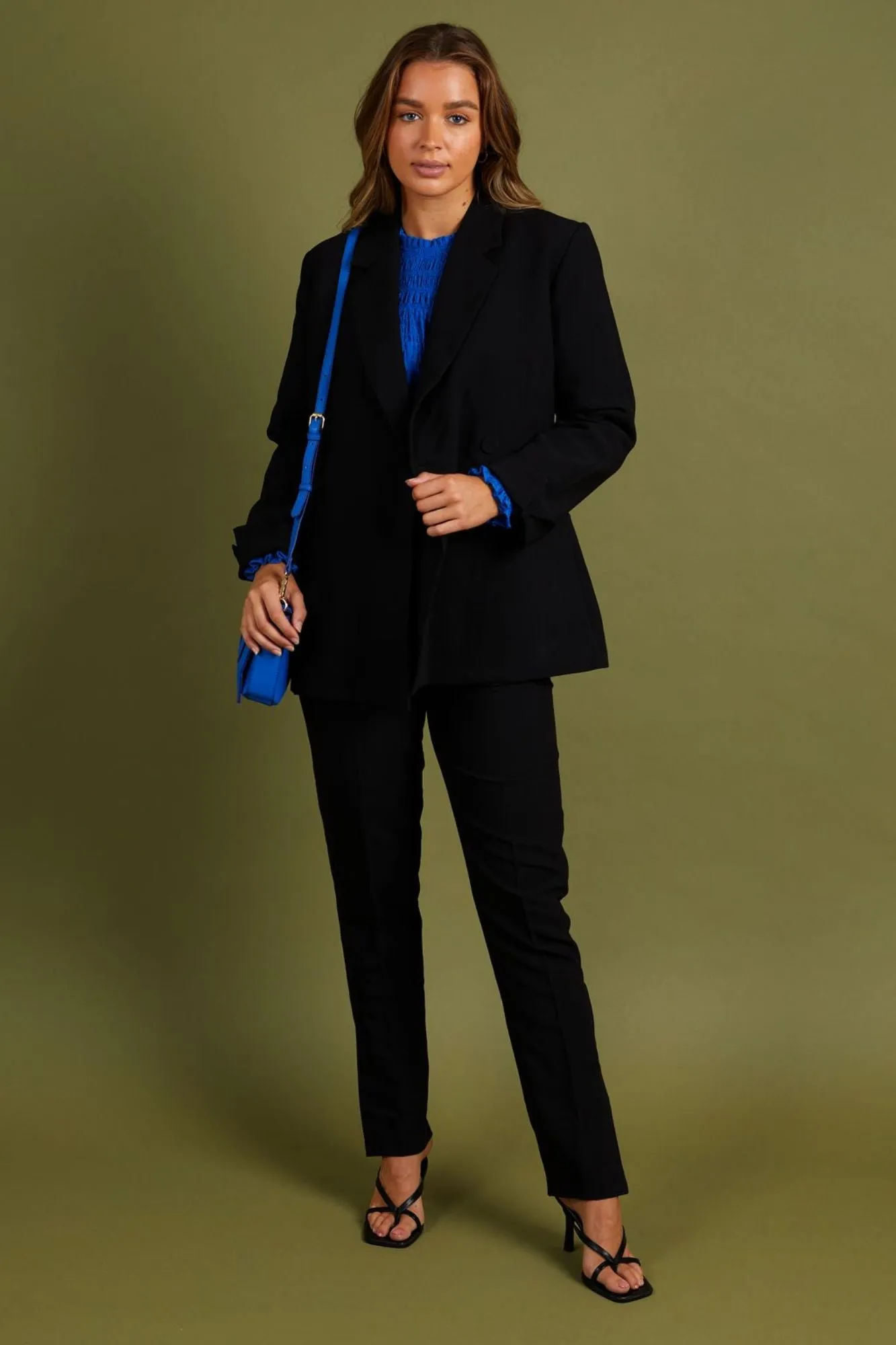 Foxwood Helena Blazer Black sold by Shine On