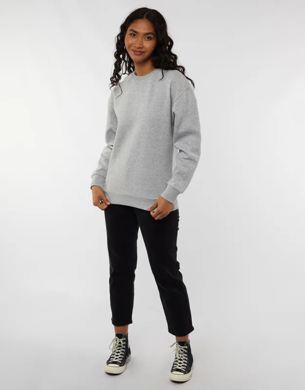 Silent Theory Standard Crew Grey Marle sold by Shine On