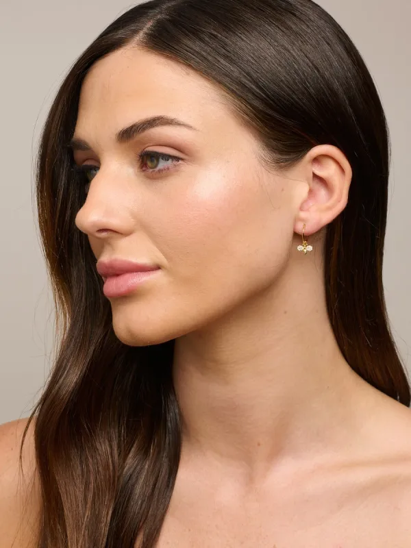 Tiger Tree Free Bee Earring Gold sold by Shine On