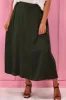Jane James Angelica Sateen Skirt Olive sold by Shine On