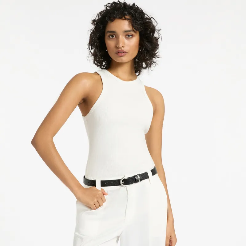 Status Anxiety Over And Over Belt Black/Silver made by Shine On