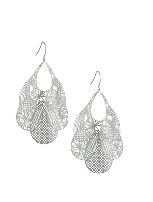 Tiger Tree Cancun Earring Silver sold by Shine On