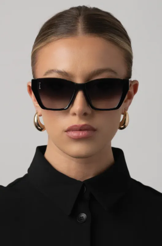 Otra Belle Sunglasses Black Smoke Fade sold by Shine On