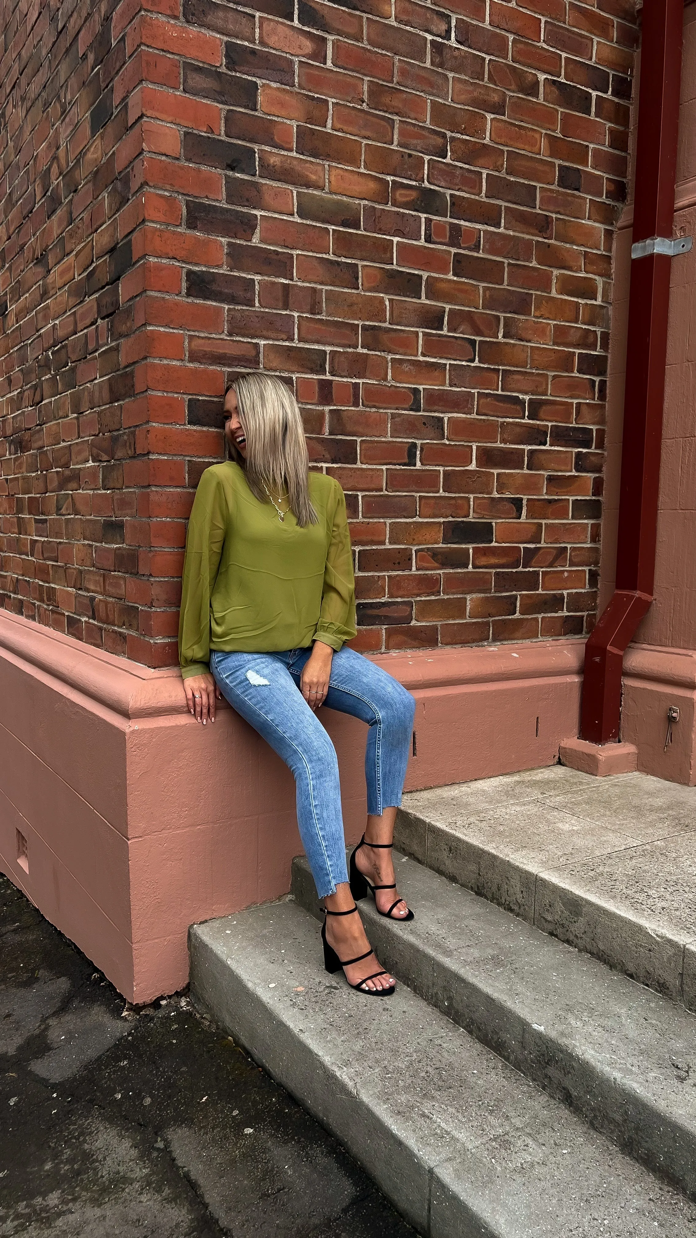 Foxwood City Lights Top Khaki sold by Shine On product image thumbnail 2