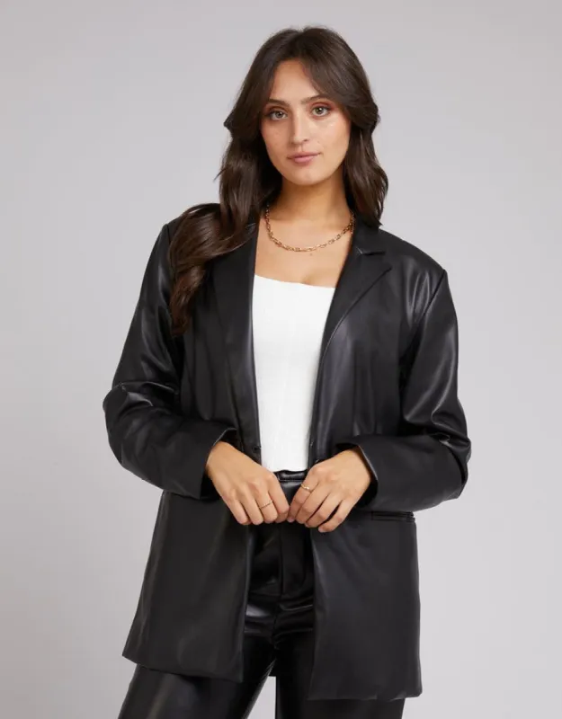 Jorge Brooklyn Blazer Black sold by Shine On