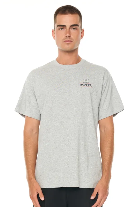 Huffer Mens Sup Tee/ Sign Off Grey Marle sold by Shine On