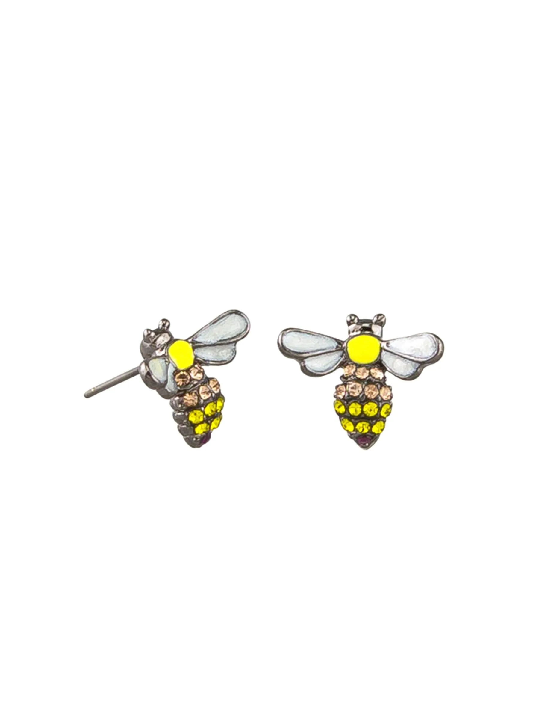 Tiger Tree Busy Bee Earrings Yellow sold by Shine On