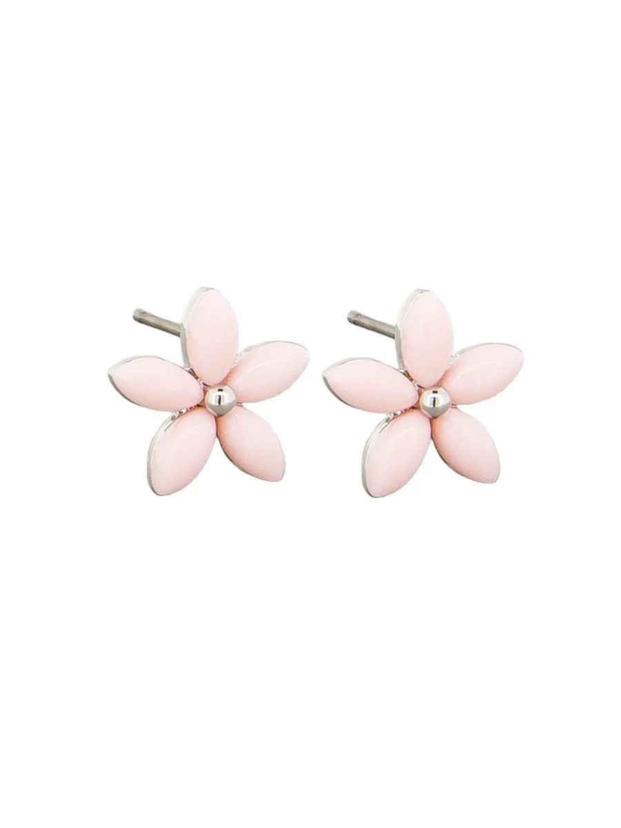Tiger Tree Petal Flower Studs Pink sold by Shine On product image thumbnail 2