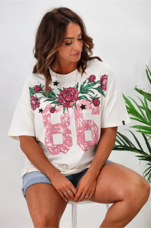 Rebel Club by Shine On Tee - Vintage Off White - 86 Vintage sold by Shine On