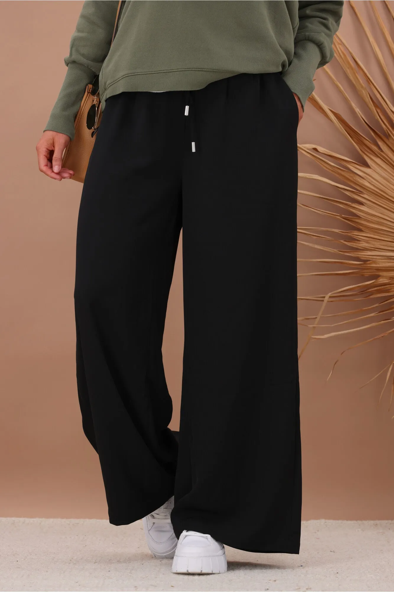 Shine On Label Rowen Wide Leg Pants Black sold by Shine On product image thumbnail 2