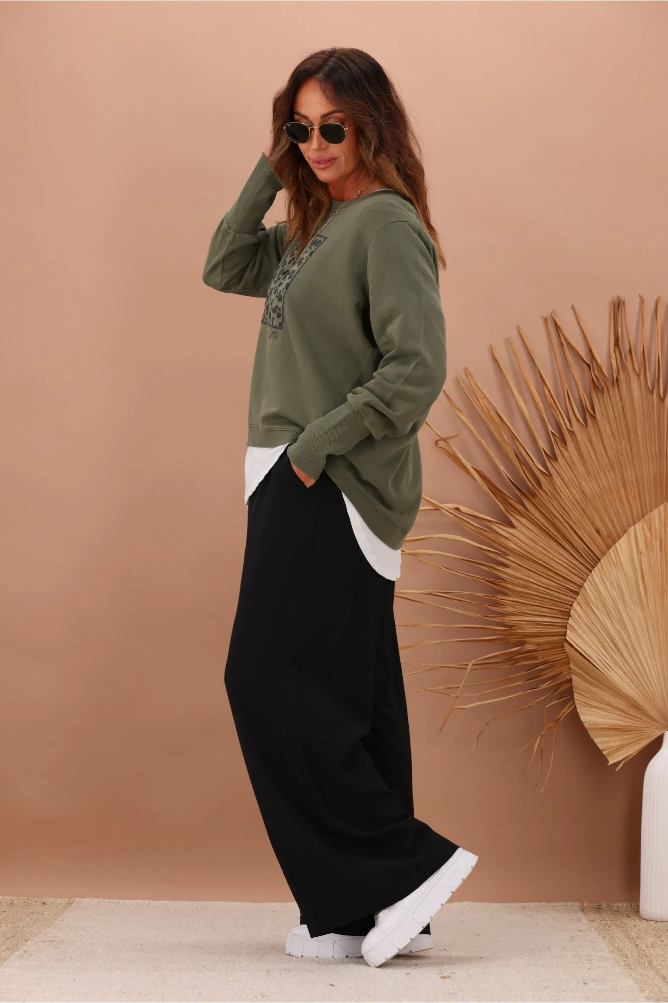 Shine On Label Rowen Wide Leg Pants Black sold by Shine On product image thumbnail 3