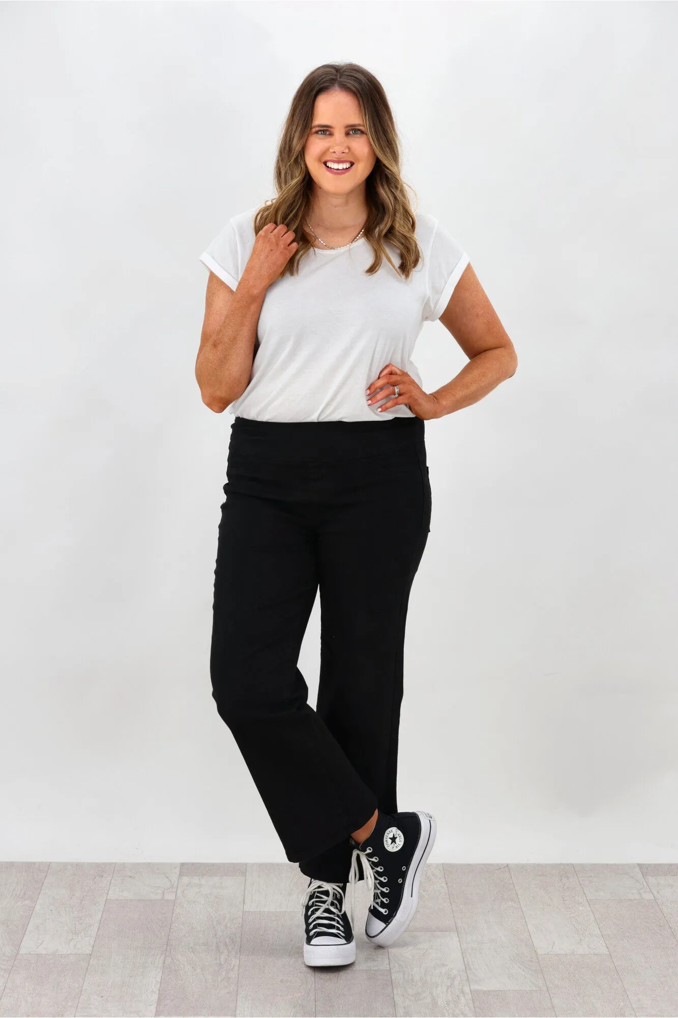 Betty Basics Nicola Bootleg Jean Dark Black sold by Shine On product image thumbnail 3