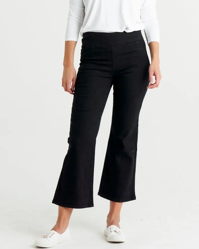 Betty Basics Nicola Bootleg Jean Dark Black sold by Shine On