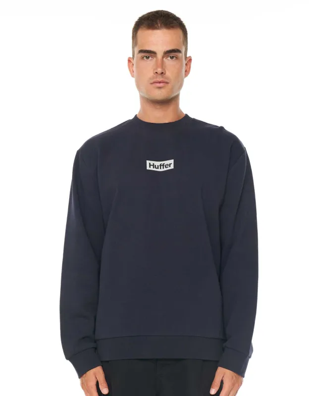 Huffer Mens True Crew 350 / Aperture Navy sold by Shine On
