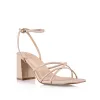 Verali Nakita Block Heel Sandals Nude sold by Shine On