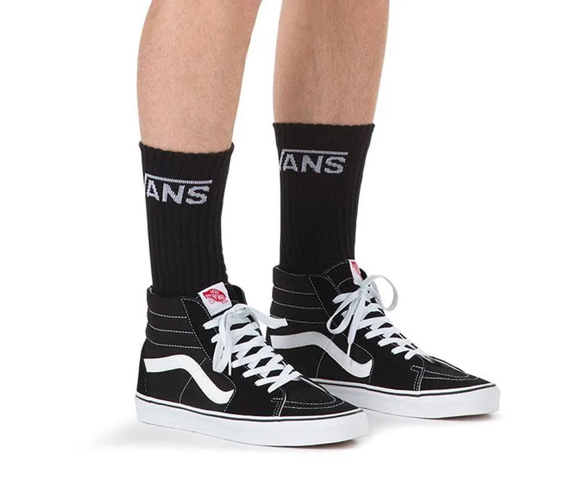 Vans Mens Classic Crew Socks Black sold by Shine On