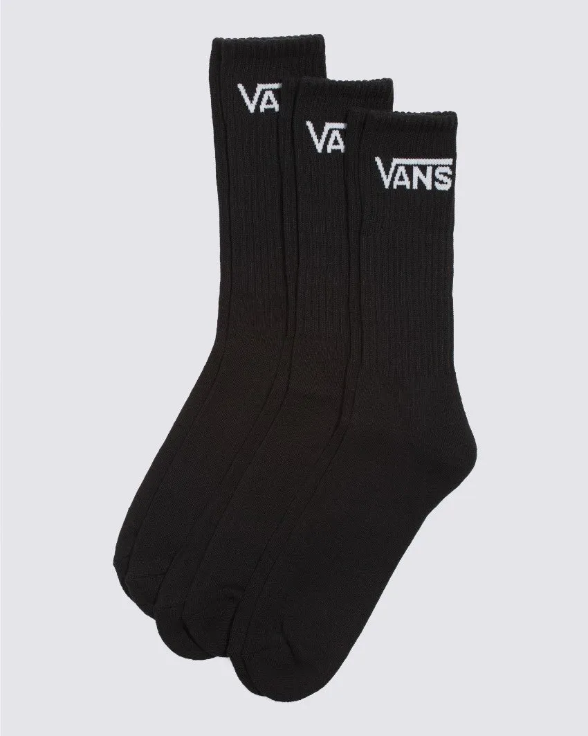 Vans Mens Classic Crew Socks Black sold by Shine On product image thumbnail 2