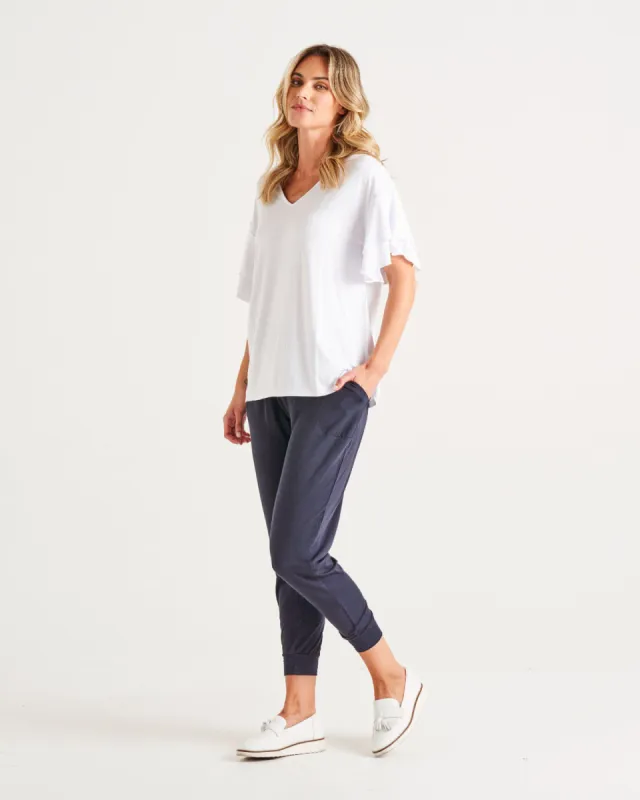 Betty Basics Ripon Top White sold by Shine On