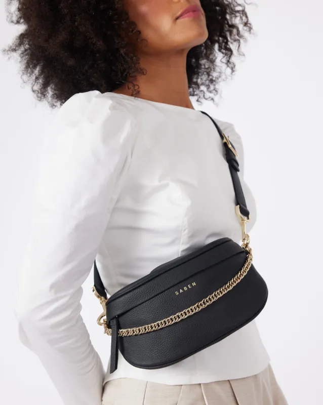 Saben Cleo Crossbody Bag Black sold by Shine On
