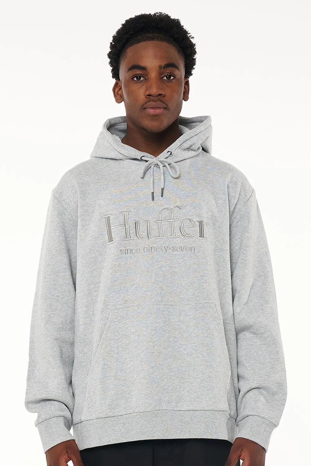 Huffer Mens True Hood 350/ Basis Grey Marle sold by Shine On product image thumbnail 2